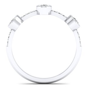Anillos de Compromiso de Plata de Ley 925 con Moissanita para Mujer, Precio al por Mayor REYES, Oro de 10K, 14K y 18K, Joyería de Diseño Exclusivo - Product Image 4