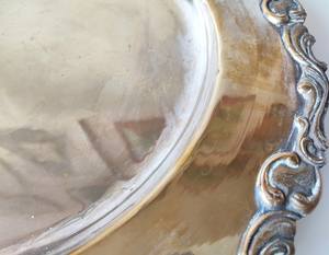 Assiette de présentation ronde décorative, vaisselle de luxe pour la décoration de réceptions de mariage et de fêtes - Product Image 5