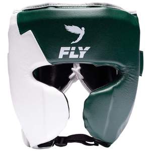 RTS รุ่นใหม่ล่าสุด หมวกกันกระแทกสีเขียวขาว สำหรับฝึกซ้อมมวยอาชีพ ป้องกันใบหน้า CP-BHG-12 - Product Image 1