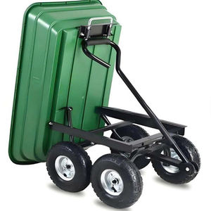 Chariot de jardin moderne en métal, plastique et caoutchouc OEM/ODM 4,0 pieds cubes pour les tâches de jardinage quotidiennes ODGGAR028 - Product Image 6