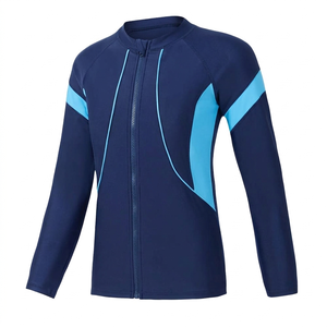 Vêtements de protection solaire personnalisés Rushguard, protection contre les rayons UV UPF 50, chemise de surf et de natation Rashguard pour hommes - Product Image 1