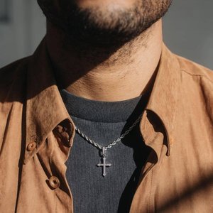 Élégant Pendentif Breloque en Argent Sterling 925 avec Moissanite Dorée et Perle d'Eau Douce, Style Hip Hop Ice Luxe, Bijou Unisexe Tendance pour Fête et Cadeau - Product Image 5