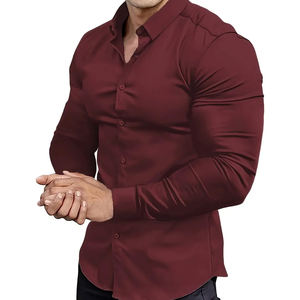 Camisa de Vestir Formal para Hombre, Uniforme Corporativo, 100% Algodón Twill, Corte Slim Fit, Ropa de Oficina, Pedido al por Mayor, Proveedor de Fábrica OEM - Product Image 3