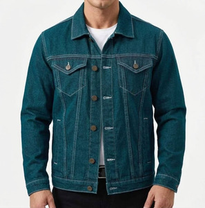 <b>Customization</b> High Quality Winter Warm Jeans Fashionable Classic Slim <b>Denim</b> <b>Jacket</b> OEM Durable <b>Denim</b> Work <b>Jacket</b> - Product Image 2