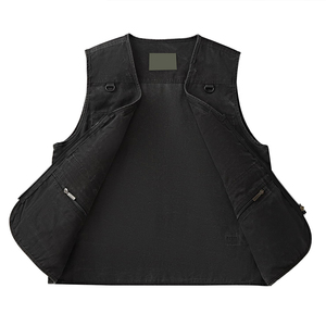 Chaleco Cargo Informal Multibolsillos Ligero y Transpirable para Invierno, Chaleco Cargo de Alta Calidad para Exteriores con Logotipo Personalizado - Product Image 3