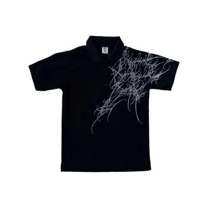 Camiseta Polo con Estampado Gótico Y2K para Hombre, Estilo Casual Vintage, Oversize, Punk, con Botones, Estilo Grunge, Ropa Urbana de Verano - Product Image 1