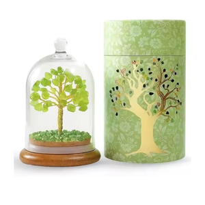 Árbol de Piedras Preciosas de Peridoto Hecho a Mano al por Mayor, Decoración Feng Shui Reiki para la Prosperidad, Envuelto en Alambre, Calidad Premium - Product Image 1