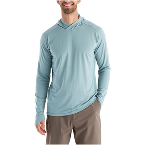 Vente en gros Sweat à capuche pour homme coupe classique anti-rétrécissement en tissu polaire avec motif poisson personnalisé respirant anti-moustiques anti-insectes hiver - Product Image 3