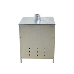 Contenedor incinerador galvanizado grande de 90 litros, quemador de basura metálico con tapa, quemador de hojas, juego de quemadores galvanizados a precio económico desde India. - Product Image 4