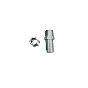 Aluminium Alloy <b>Pipe</b> Fitting M10x1 6mm Hose Barb Male Thread Connector Steel Grade 304 Surface Finish 2B for Balcony Use - Product Image 1