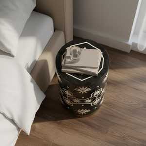 Belladec Best Design Modern Antique Bone Inlay <b>Side</b> <b>Table</b> Striped Pattern <b>Black</b> Stool Bedroom Use Handcrafted Living Room - Product Image 6