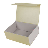 Boîte magnétique pliable au design charmant personnalisé, papier de haute qualité, idéale pour l'emballage de cadeaux de luxe avec autocollants