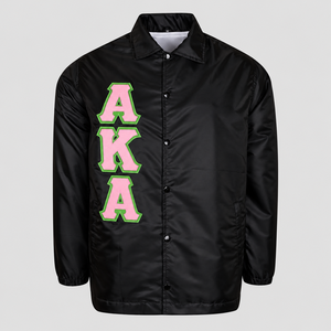 เสื้อโค้ชแบบกำหนดเองลาย Crossing Line Greek Sigma Phi Chi Nu Gamma Rho Alpha Beta Zeta Theta สำหรับชมรมนักเรียนหญิง - Product Image 6