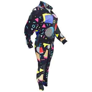 Survêtement unisexe bordeaux à col roulé, manches longues, design sportif, logo imprimé par transfert thermique sur le devant, vêtements d'hiver, nouvelles couleurs - Product Image 2