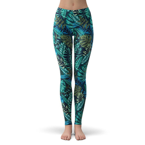 Pantalon de yoga sans couture pour femme, nouvelle collection, respirant, antibactérien, en polyester sublimé, taille mi-haute, décontracté, pour le fitness - Product Image 2
