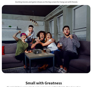 โปรเจคเตอร์ AUN A32 Pro Android LED 4K พกพา วิดีโอ 1080P WIFI บลูทูธ โฮมเธียเตอร์ ซีนีม่า สมาร์ทโฟน บีมเมอร์ ขายดีที่สุด - Product Image 6