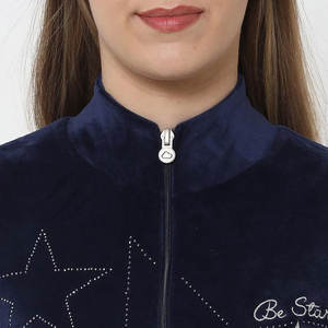 Conjunto Deportivo de Terciopelo Ecológico, Liso, para Invierno, Tallas Grandes, con Capucha, para Mujer - Product Image 5