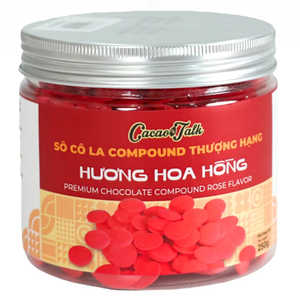 Fabrication sous Marque Blanche Personnalisée de Chocolat Composé HALAL, Chocolat Rose Solide en Boutons, Fournisseur Exportateur de Biscuits et Produits de Boulangerie au Cacao - Product Image 1