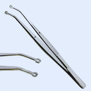Ensemble de pinces chirurgicales dentaires manuelles, argentées, à poignée moletée, instruments manuels de classe I, instruments chirurgicaux dentaires - Product Image 5