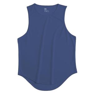 China Bangladesh Factory Price OEM Customized Logo Embroidery Quick Dry Marathon Running Sleeveless Mens Sports <b>Vest</b> - Product Image 4