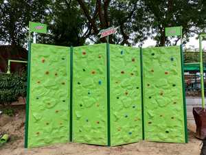Equipo de Juegos de Pared para Exteriores, para Escuelas, Parques, Comercial, Interactivo, de Escalada, para Niños, Colorido - Product Image 1