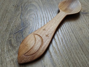 Cuillère à thé en bois de qualité supérieure, écologique, en bois naturel, cuillère à café, à thé, à sucre, outil de cuisine durable - Product Image 2