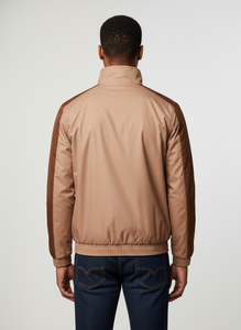 Chaqueta Cortavientos Estilo Bomber Personalizada para Hombre, de Invierno, en Poliéster, Corduroy y Tela con Memoria, Impermeable, Tallas Grandes, con Cierre - Product Image 4