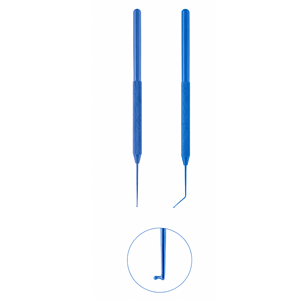 Manipulador de Lentes Lester con Recubrimiento de Titanio Azul, Instrumento Quirúrgico Oftálmico para Manipulación Precisa de Lentes - Product Image 3