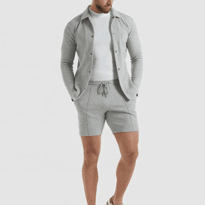 Short de sport et de détente pour homme, 100% coton peigné mi-lourd, avec cordon de serrage, vierge, haute qualité OEM, personnalisable, pour l'été et l'entraînement - Product Image 3