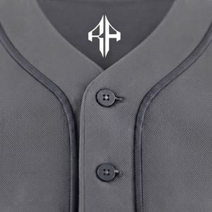 Ensemble de baseball pour homme avec impression par sublimation, matière 100% polyester, col en V de haute qualité par RIVIAN ATLANTIC - Product Image 6