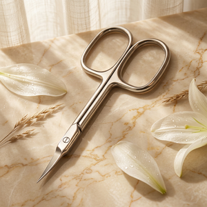 Tijeras Curvas de Acero Inoxidable para Cutículas, Tijeras para Cejas, para Eliminar Cutículas, Reparar Uñas Encarnadas, Cuidado de las Uñas - Product Image 5
