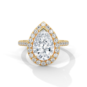 แหวนเพชรทองคำ 14K เพชรเพาะเลี้ยงในห้องปฏิบัติการ แหวนทองคำแท้ 18K สำหรับผู้หญิง สไตล์คลาสสิก รับรองโดย IGI แหวนหมั้น แหวนวันครบรอบ - Product Image 2