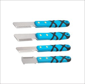 Nouvel arrivage : Ensemble de couteaux de toilettage professionnels pour chiens, poignées ergonomiques, lames finition miroir, idéal pour la toilettage de concours, certifié ISO CE EU - Product Image 6