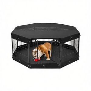 Casetta Moderna Rettangolare per Piccoli Animali da Interno - Design Salvaspazio con Tetto in Acciaio - Product Image 2