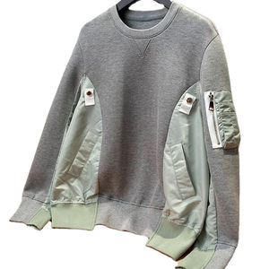 OEM High-quality Color Contrast Sweatshirt Loose Casual Autumn <b>Pullover</b> Sweatshirt for <b>Men</b> and Women - Product Image 1