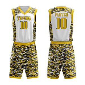 Ensemble d'uniformes de basketball personnalisés à dégradé – Maillot sans manches et short imprimés par sublimation avec nom et numéro d'équipe – Tenue de sport - Product Image 3