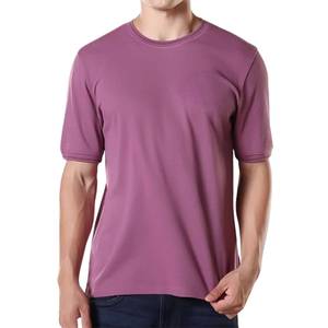 เสื้อยืดกีฬาผู้ชายแบบแห้งเร็ว ระบายอากาศดี คอโอ แขนสั้น ผลิตแบบ OEM ODM ขายส่งจากโรงงาน - Product Image 5