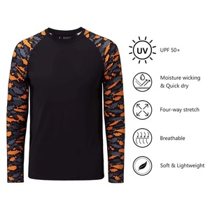 เสื้อตกปลาแขนยาว พิมพ์ลายแบบซับลิเมชั่น แห้งเร็ว ระบายความชื้น ป้องกันรังสียูวี UPF 50+ ต้านเชื้อแบคทีเรีย ปรับแต่งได้ - Product Image 2