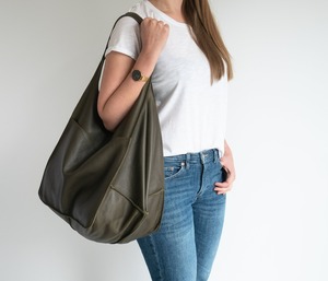 Plus Size Breathable Waterproof portable Leather Hobo <b>Bag</b> Hobo Fashion Highly Demanded anti-shrink Large Capacity Leather Hobo - Product Image 2