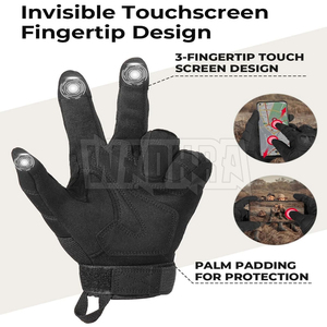 New Arrival <b>Paintball</b> Tactical Gloves Breathable Anti-Slip Knuckle Protection Outdoor Gloves OEM Supply - Product Image 3
