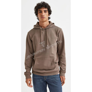 Custom Logo Print Solid Winter <b>Pullover</b> <b>Men</b> Hoodies Heavyweight 100% Cotton Fleece Breathable Plus Size Gym Streetwear Wholesale - Product Image 3