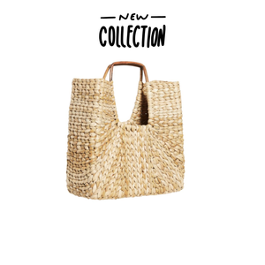 Cesta de almacenamiento de jacinto de agua ovalada ecológica Hapro con asas (HS 4165/2) - Product Image 5