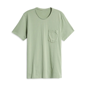 100% Cotton Fleece O-Neck T-Shirt Regular Fit <b>Men</b> Casual Wear Gym Workout Streetwear Solid Pattern Soft Comfortable Breathable - Product Image 1