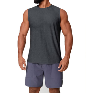Bulk Men's Oversized Muscle Fit Training Sleeveless Tees <b>Low</b> MOQ Gym Apparel Supplier Custom Branding Athletic Workout Tank <b>Tops</b> - Product Image 5