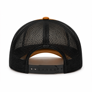 Gorras de Béisbol Trucker con Logotipo Personalizado, Nueva Llegada 2026 |   Gorra Unisex Transpirable de Lona Marrón con Malla, 6 Paneles, Ajustable, para las Cuatro Estaciones - Product Image 5