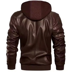 Custom Men's Leather <b>Jackets</b> with Full-zip Closure Premium Quality Leather Outerwear for Riding and Fashion - Product Image 6