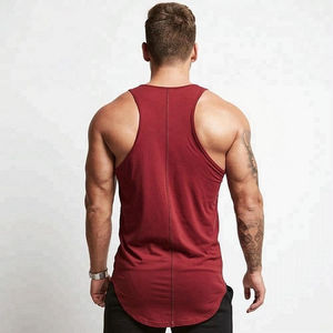 Débardeurs de fitness respirants pour hommes, en coton côtelé élastique tricoté, pour la musculation et le sport, style décontracté, meilleure vente - Product Image 4