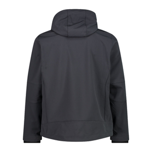 เสื้อแจ็คเก็ตผู้ชายคุณภาพสูงแบบมีฮู้ด ผ้า softshell กันน้ำ กันลม ทรงยาวบาง สำหรับฤดูหนาว รับผลิตแบบ OEM - Product Image 2