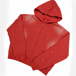 Sudadera con Capucha de Forro Polar para Hombre, Diseño Personalizado OEM, Alta Calidad, Invierno, Estilo Urbano, con Pedrería, Patrón Sólido, Transpirable, Corte Regular - Product Image 6
