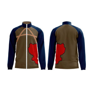 Chaqueta Deportiva Personalizada para Hombre, Chaqueta de Entrenamiento de Poliéster con Cierre, Ropa Deportiva Ligera para Gimnasio, Chaqueta de Fitness con Logotipo OEM - Product Image 1